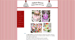 Desktop Screenshot of cakes-amore.com