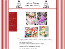 Tablet Screenshot of cakes-amore.com